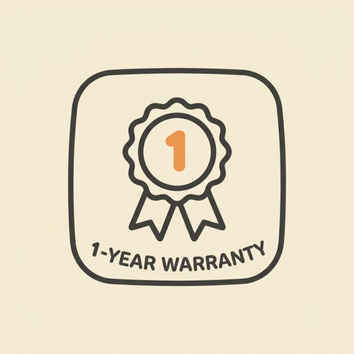 1-Year Warranty