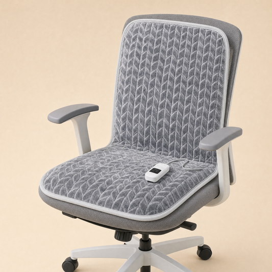 Cozy Seat Classic heated pad on an office chair